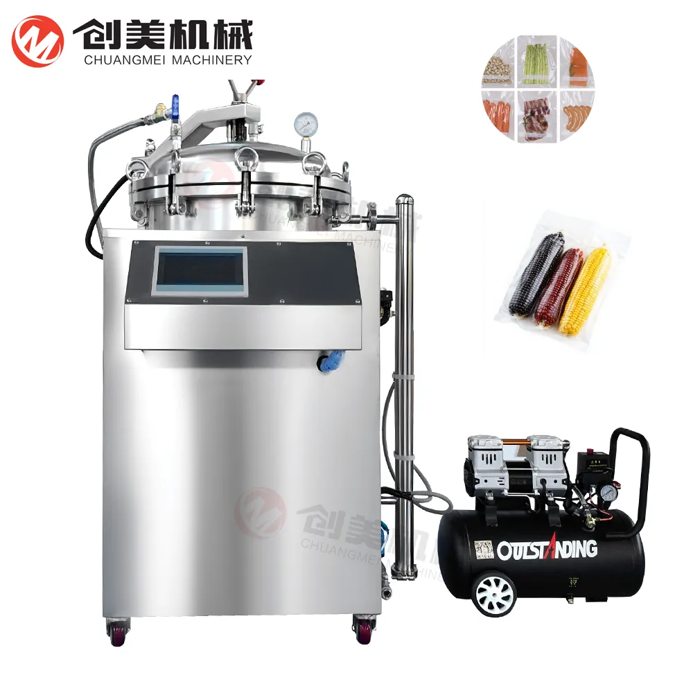 Economical Back Pressure Sterilizer Steam Heating Easy to Clean - Sterilizer - foodmachtech
